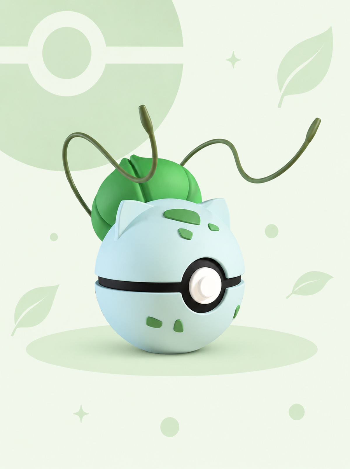 Pokéball Edición Bulbasaur – Figura Coleccionable 3D