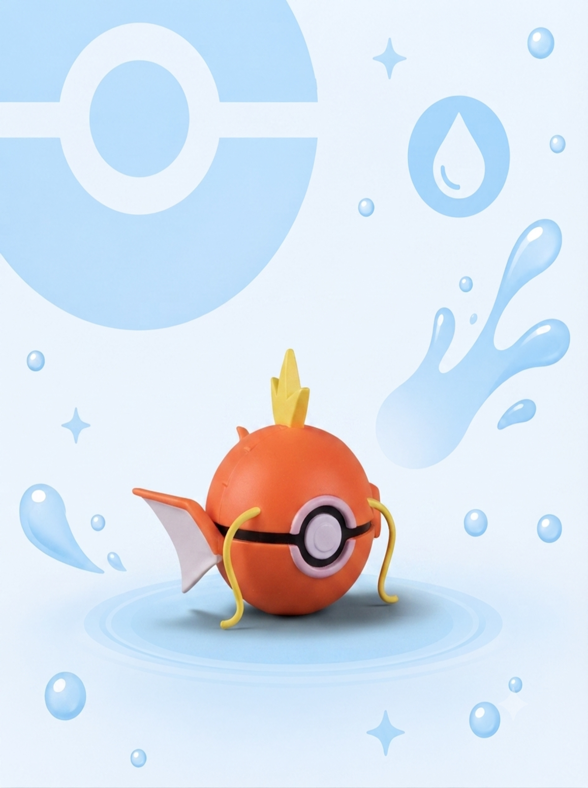 Pokéball Edición Magikarp – Figura Coleccionable 3D