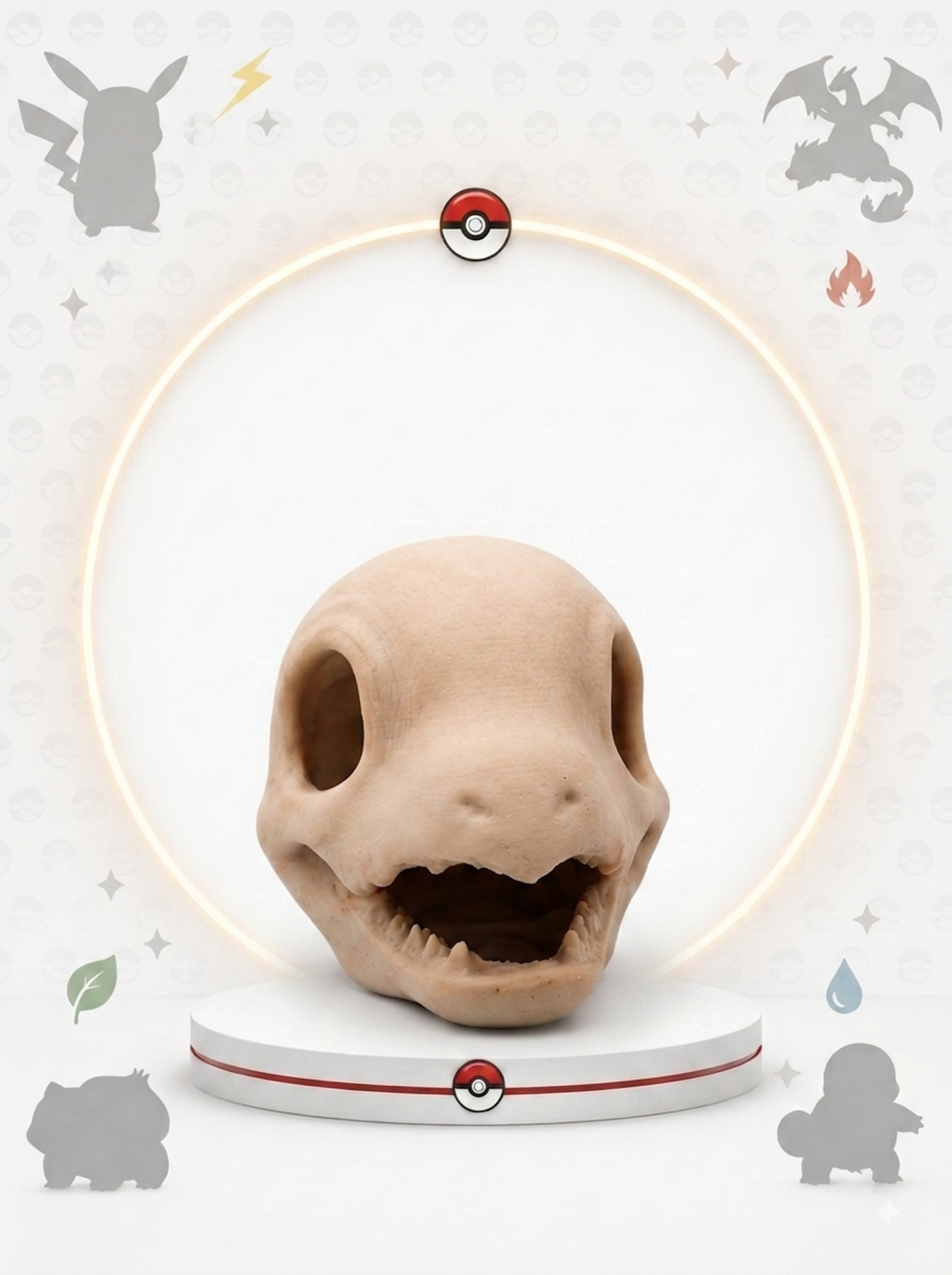 Llavero Calavera Charmander – Llavero Coleccionable 3D