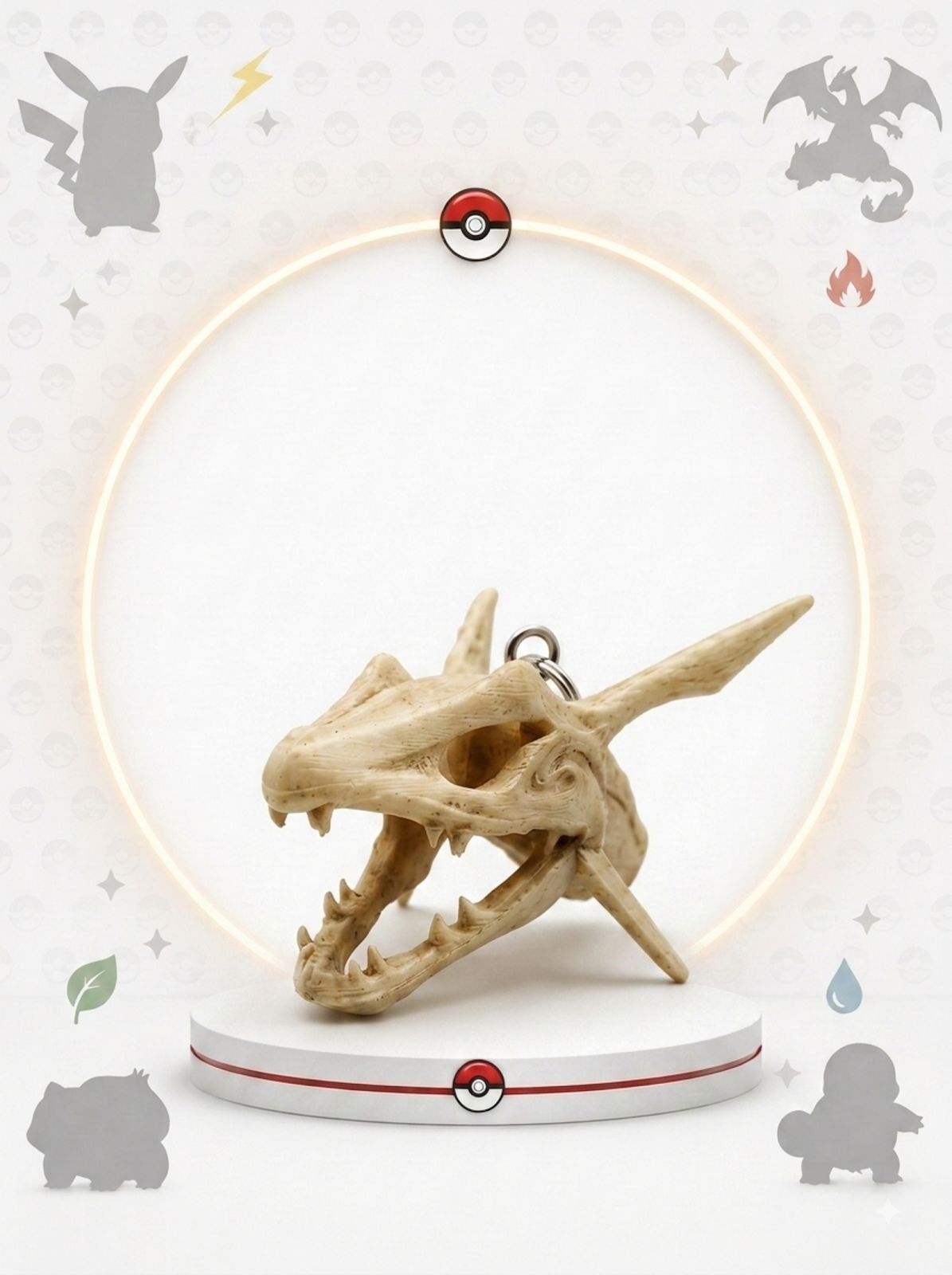 Llavero Calavera Rayquaza – Llavero Coleccionable 3D