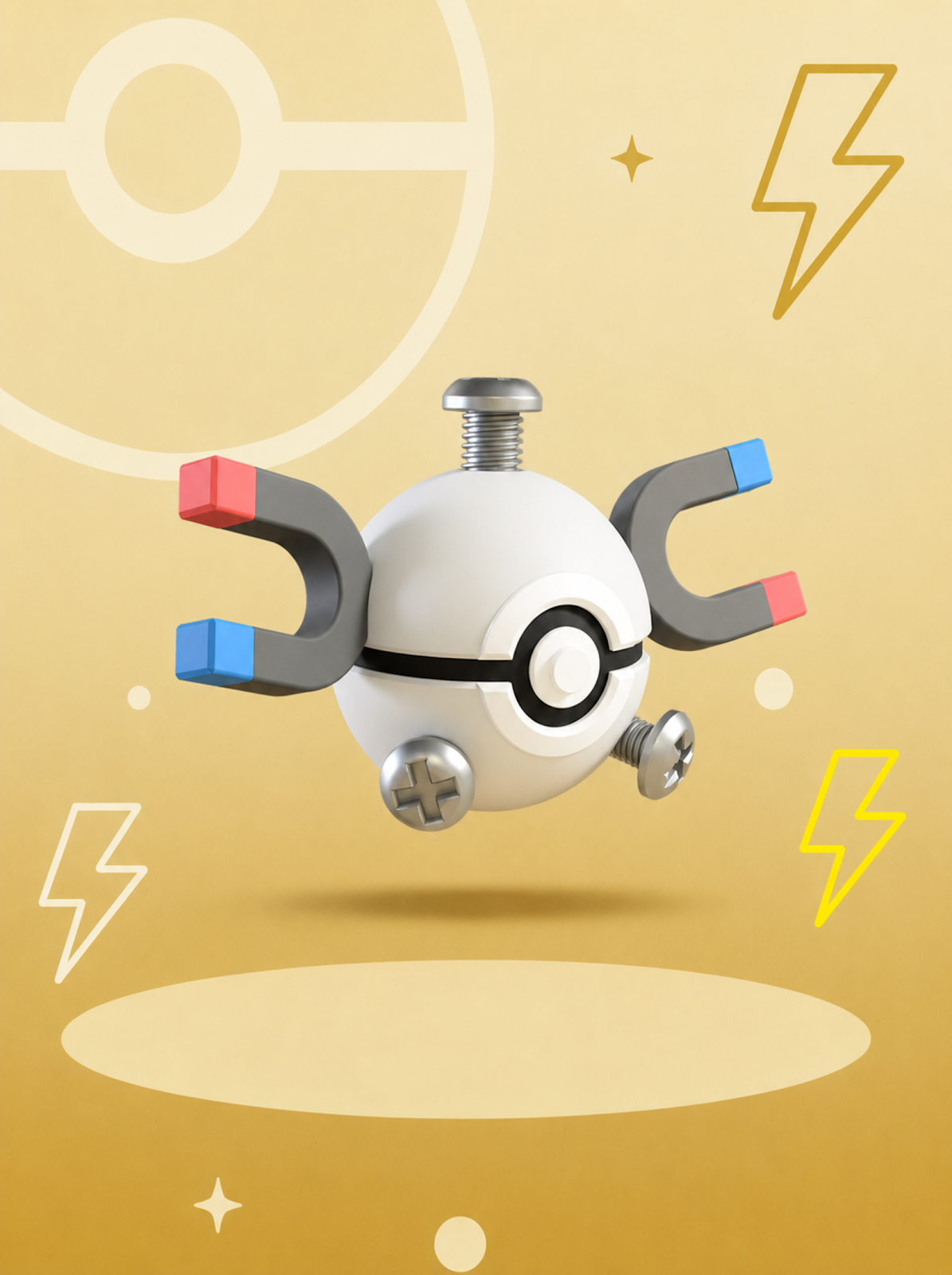 Pokéball Edición Magnemite – Figura Coleccionable 3D
