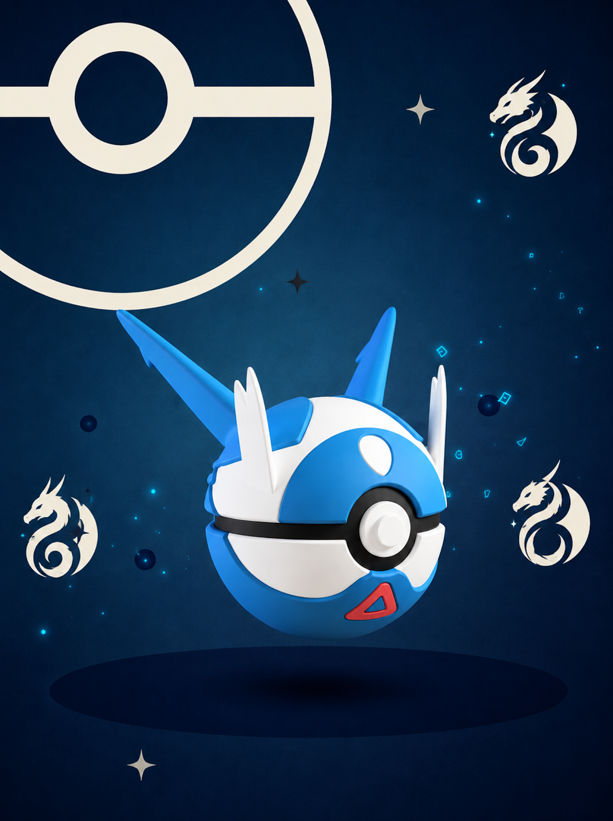 Pokéball Edición Latios – Figura Coleccionable 3D