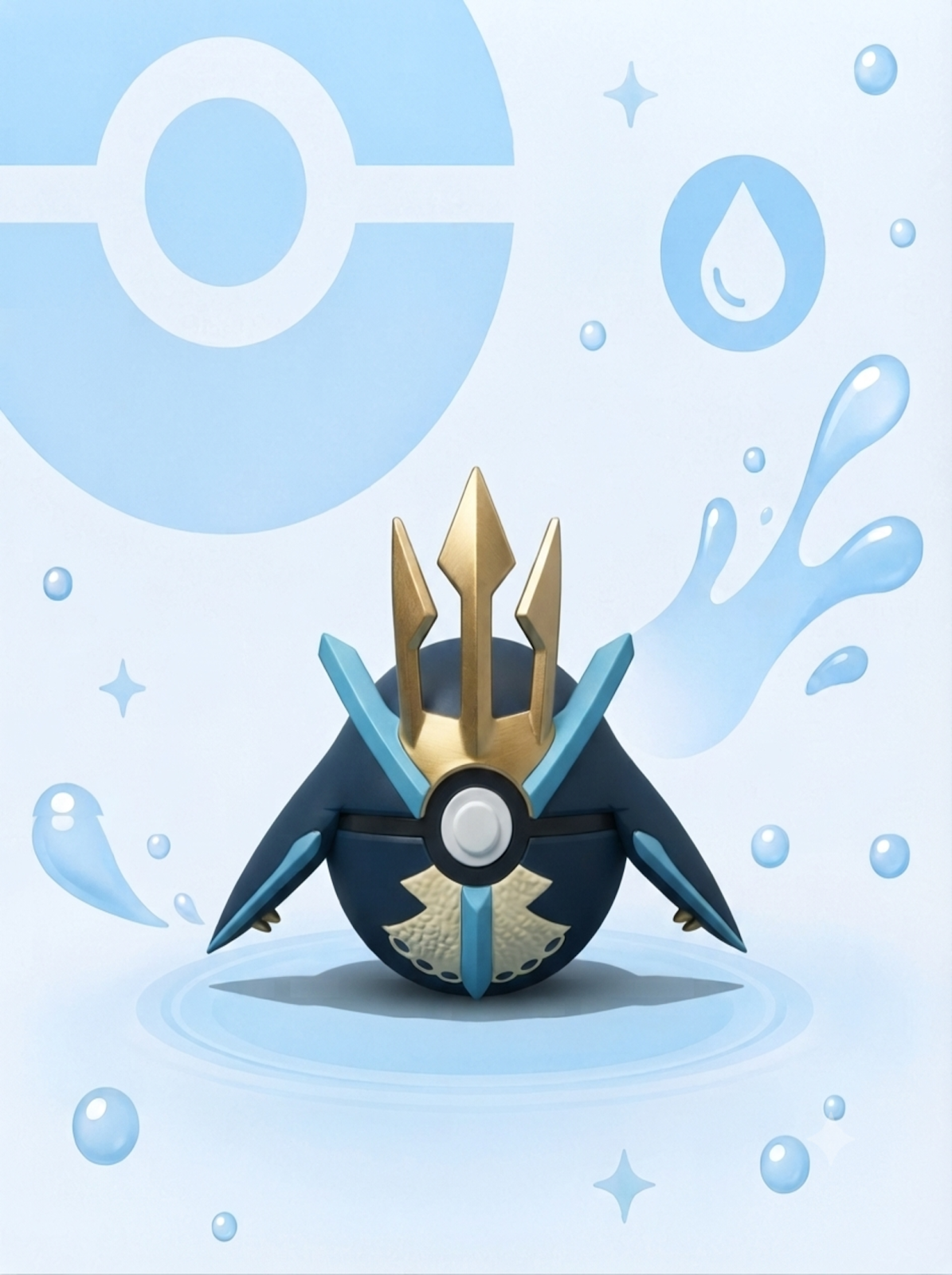 Pokéball Edición Empoleon – Figura Coleccionable 3D