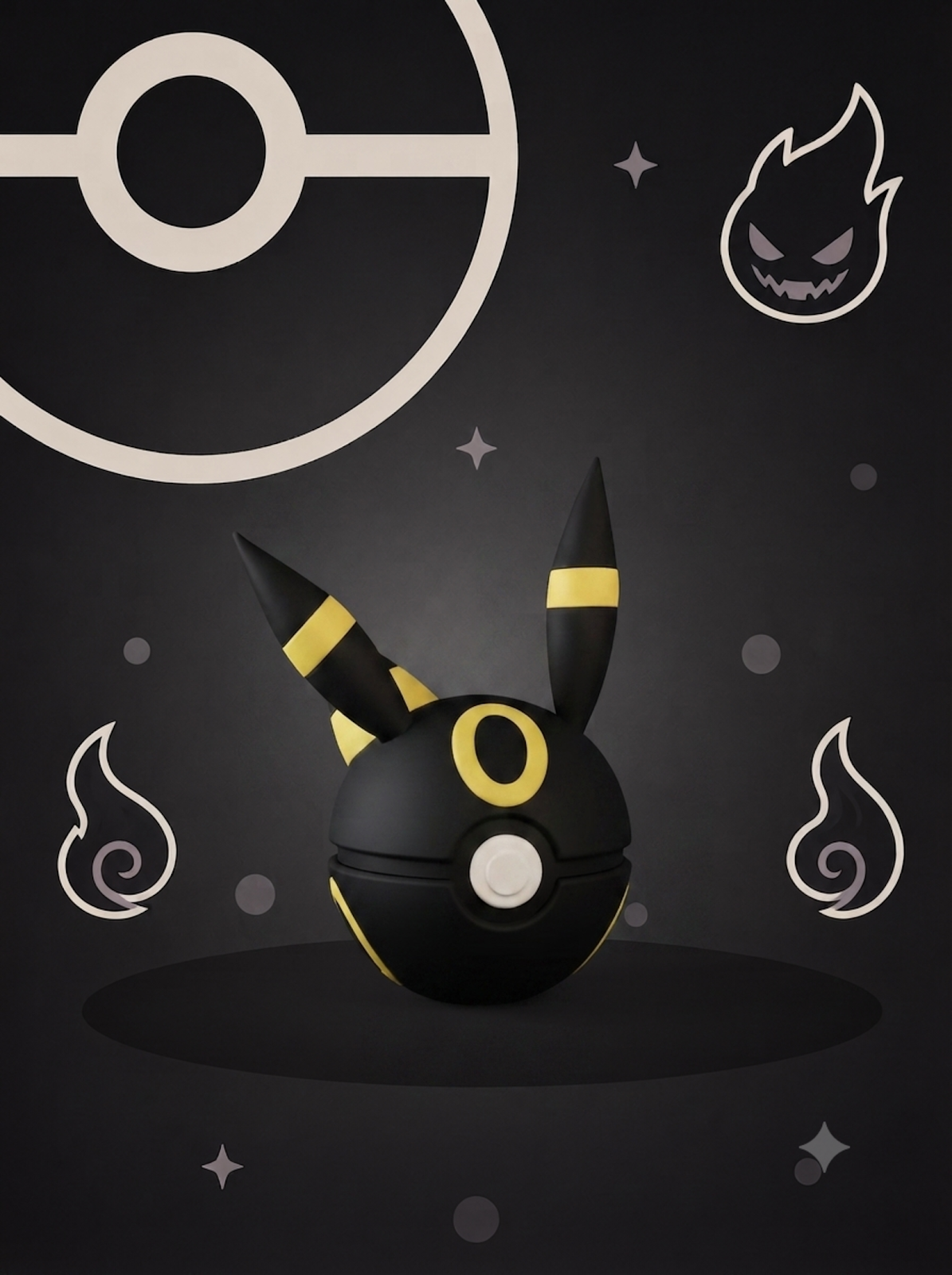 Pokéball Edición Umbreon – Figura Coleccionable 3D