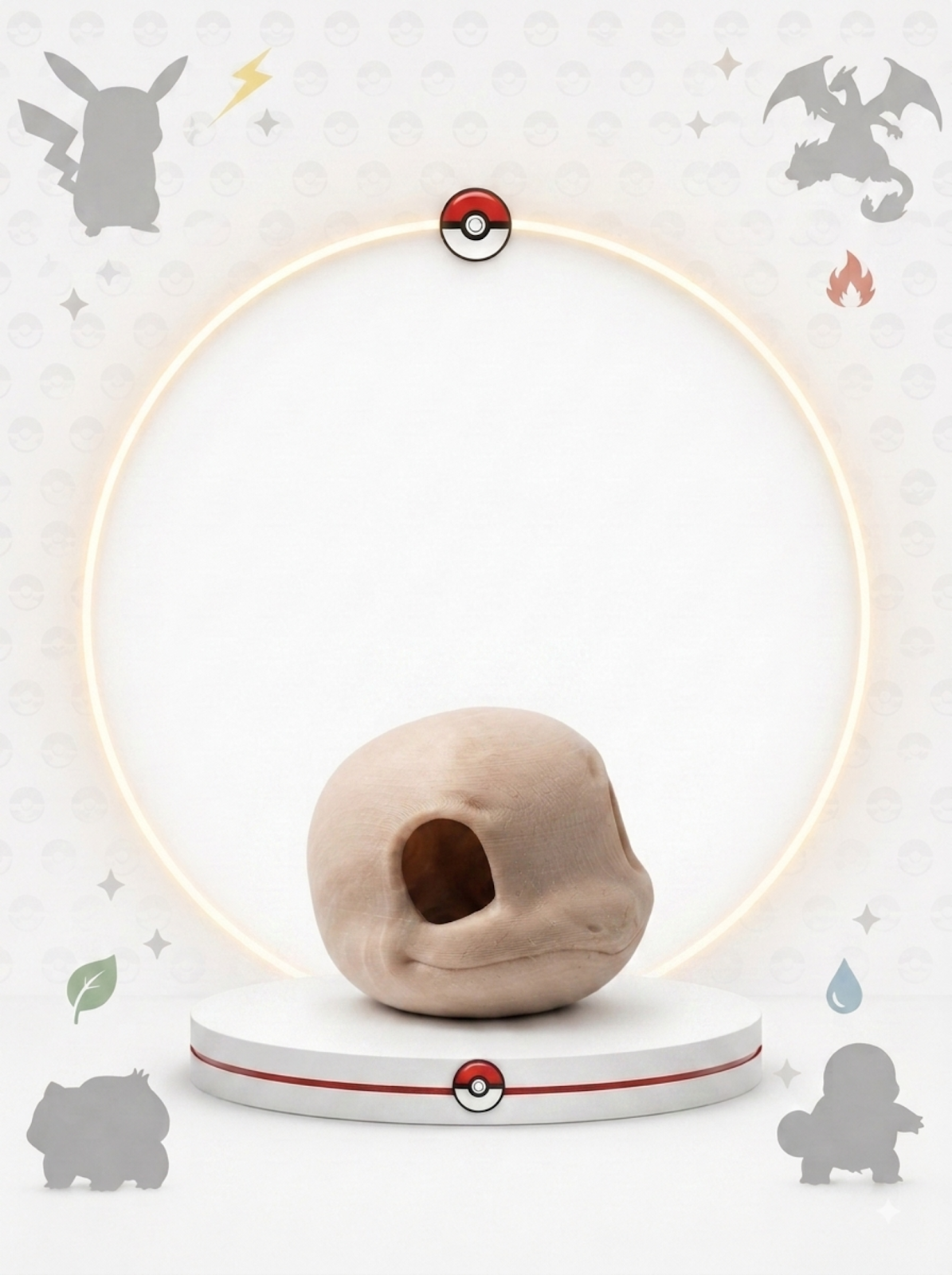 Llavero Calavera Squirtle – Llavero Coleccionable 3D