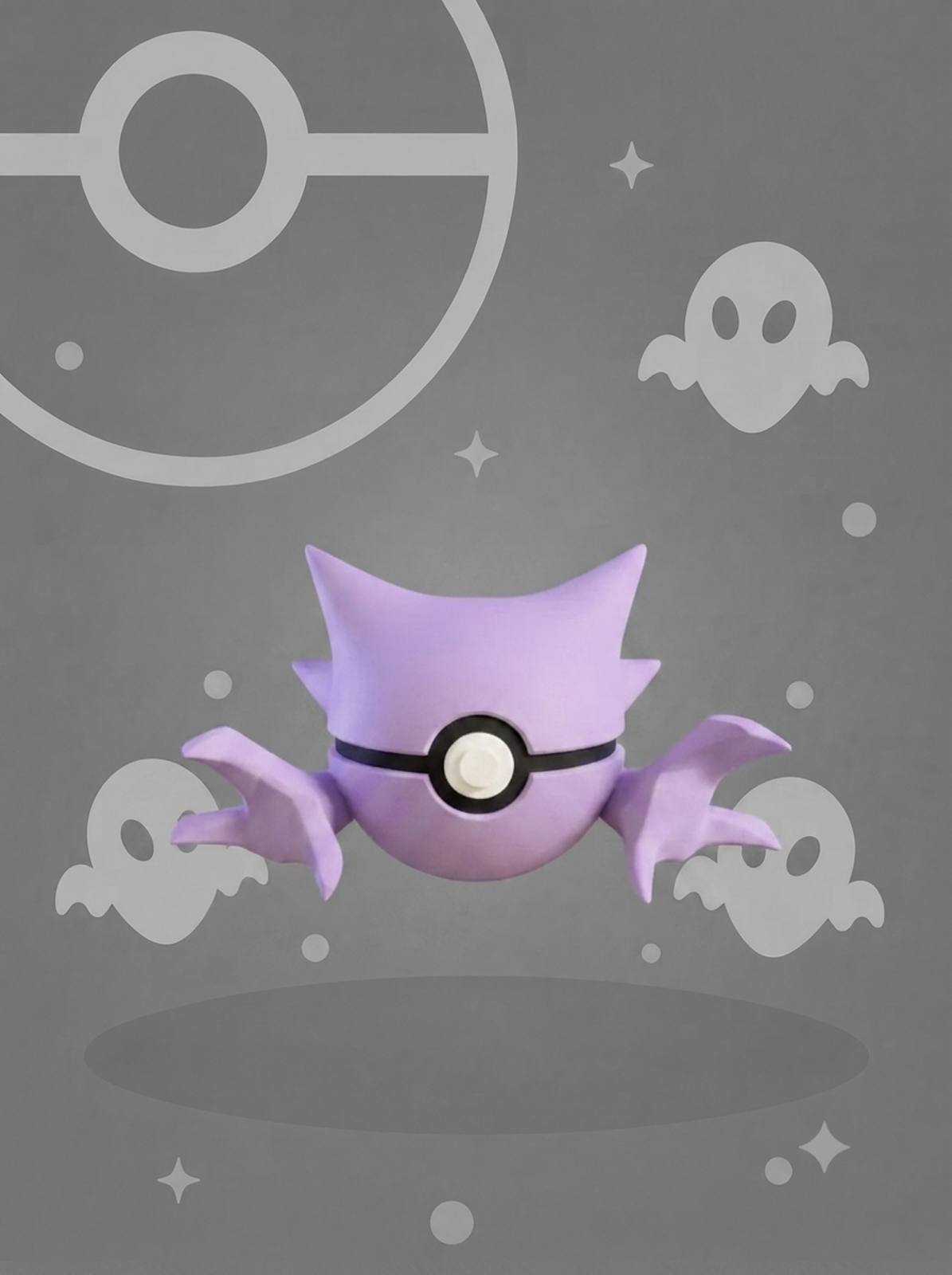 Pokéball Edición Haunter – Figura Coleccionable 3D