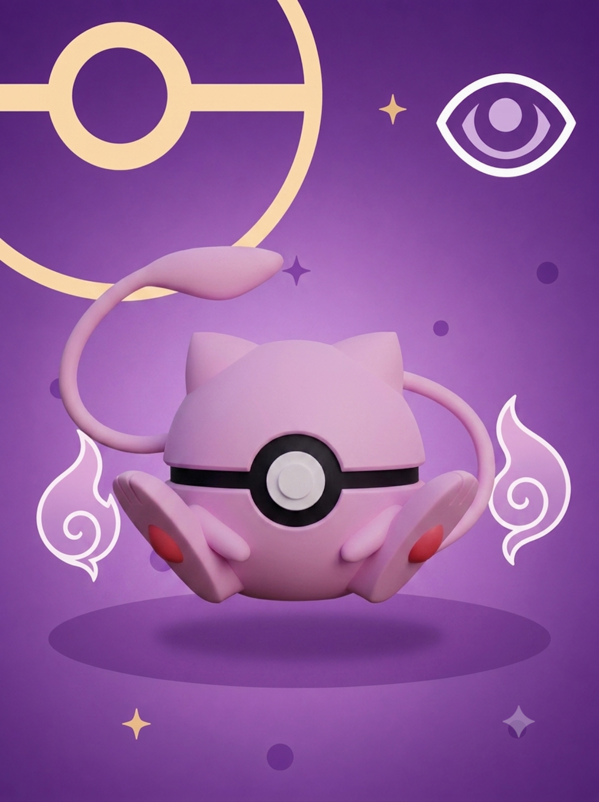 Pokéball Edición Mew – Figura Coleccionable 3D