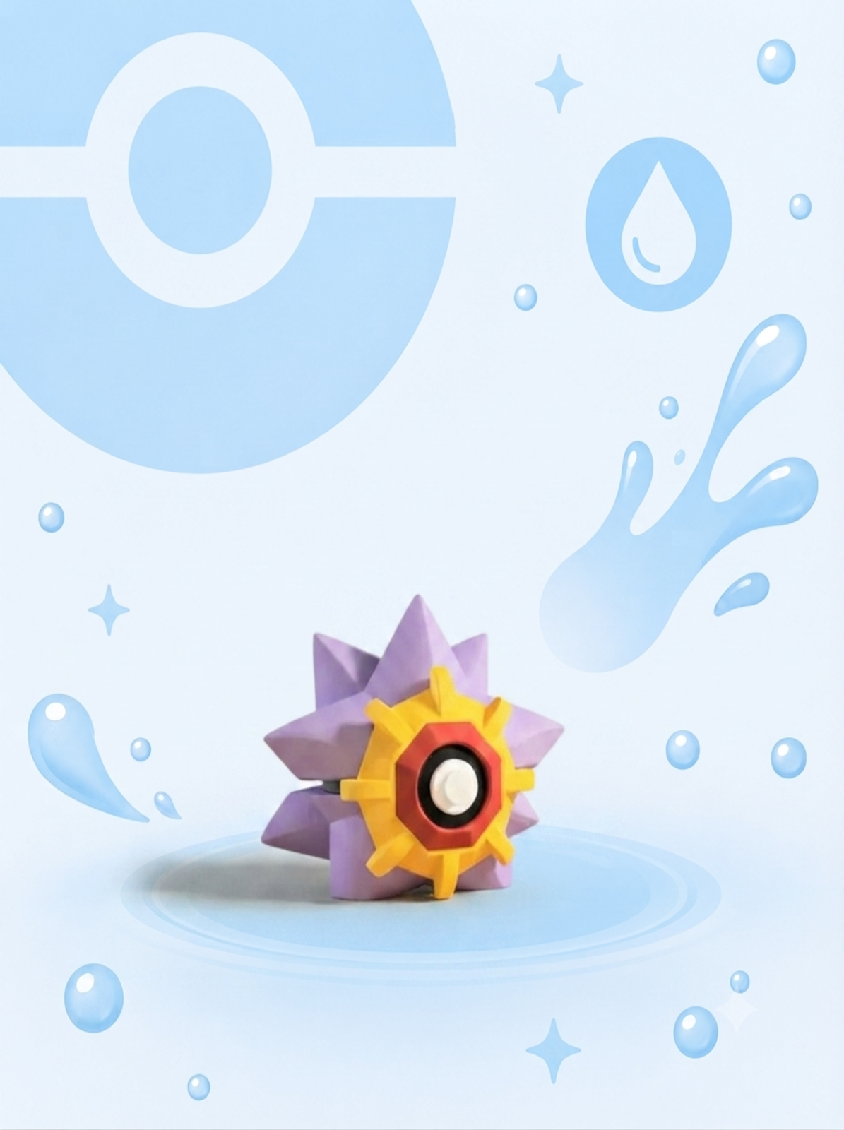 Pokéball Edición Starmie – Figura Coleccionable 3D
