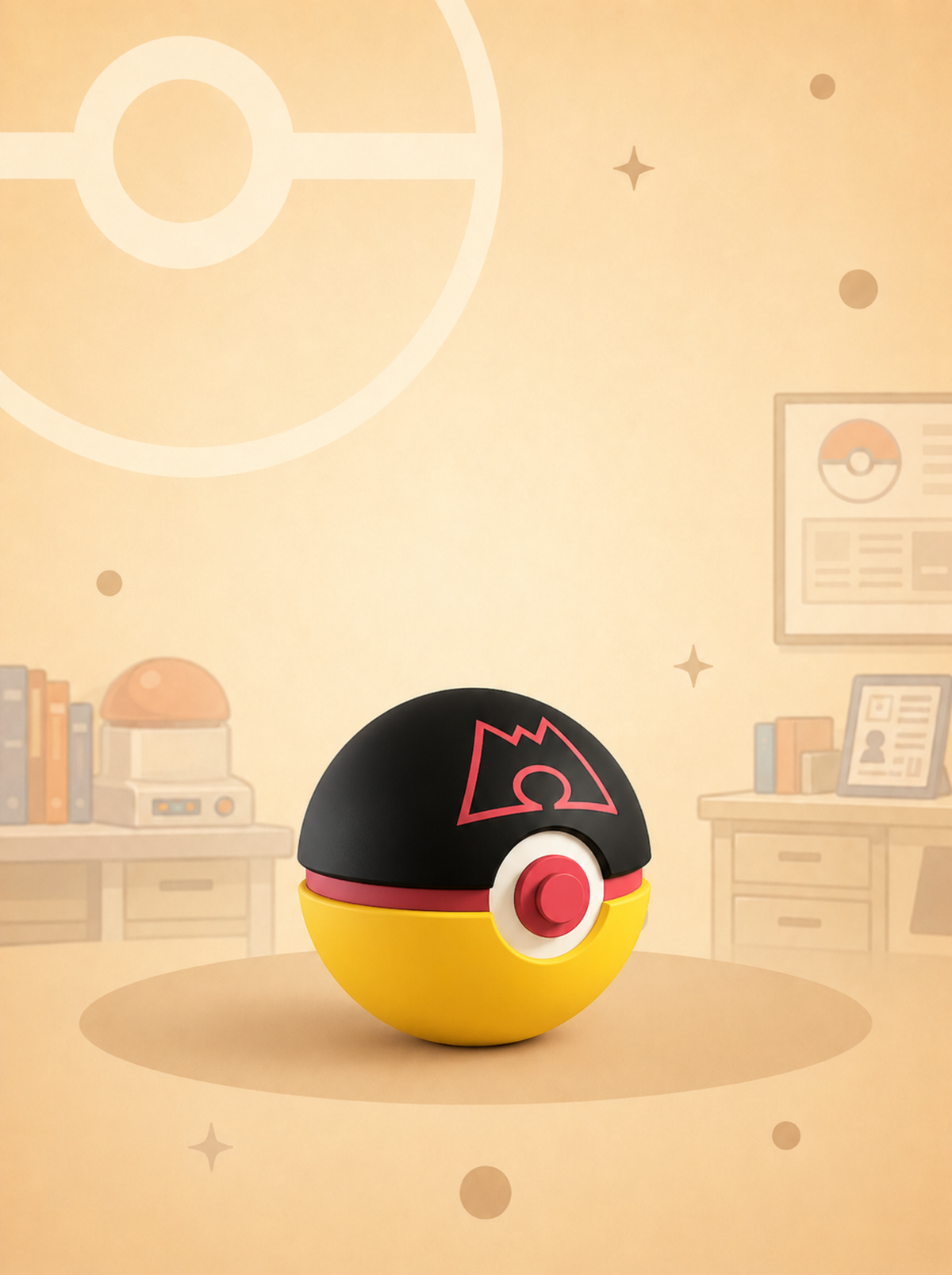 Team Magma Ball – Figura Coleccionable 3D