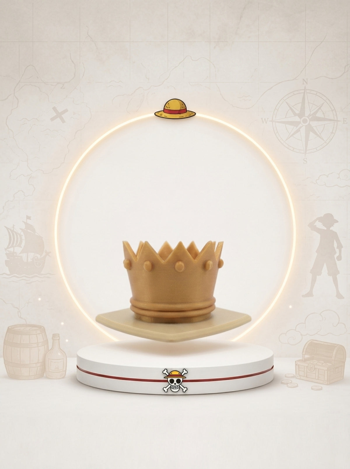 Llavero Sombrero Soul King – Llavero Coleccionable 3D
