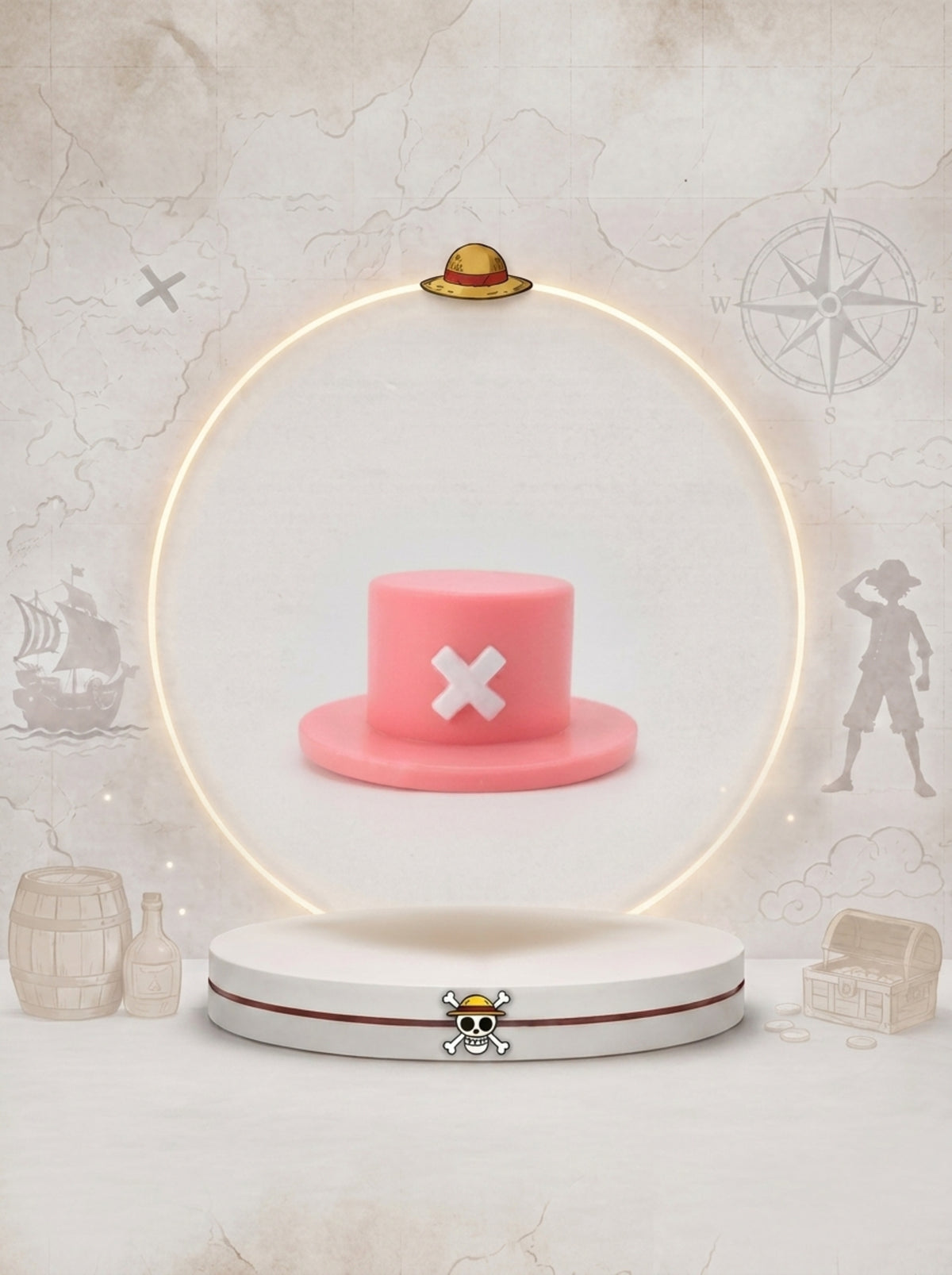 Llavero Sombrero Chopper – Llavero Coleccionable 3D