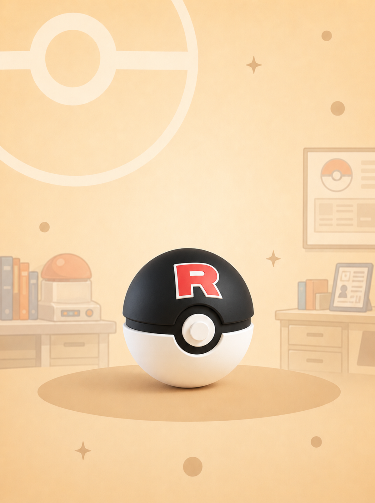 Team Rocket Ball – Figura Coleccionable 3D