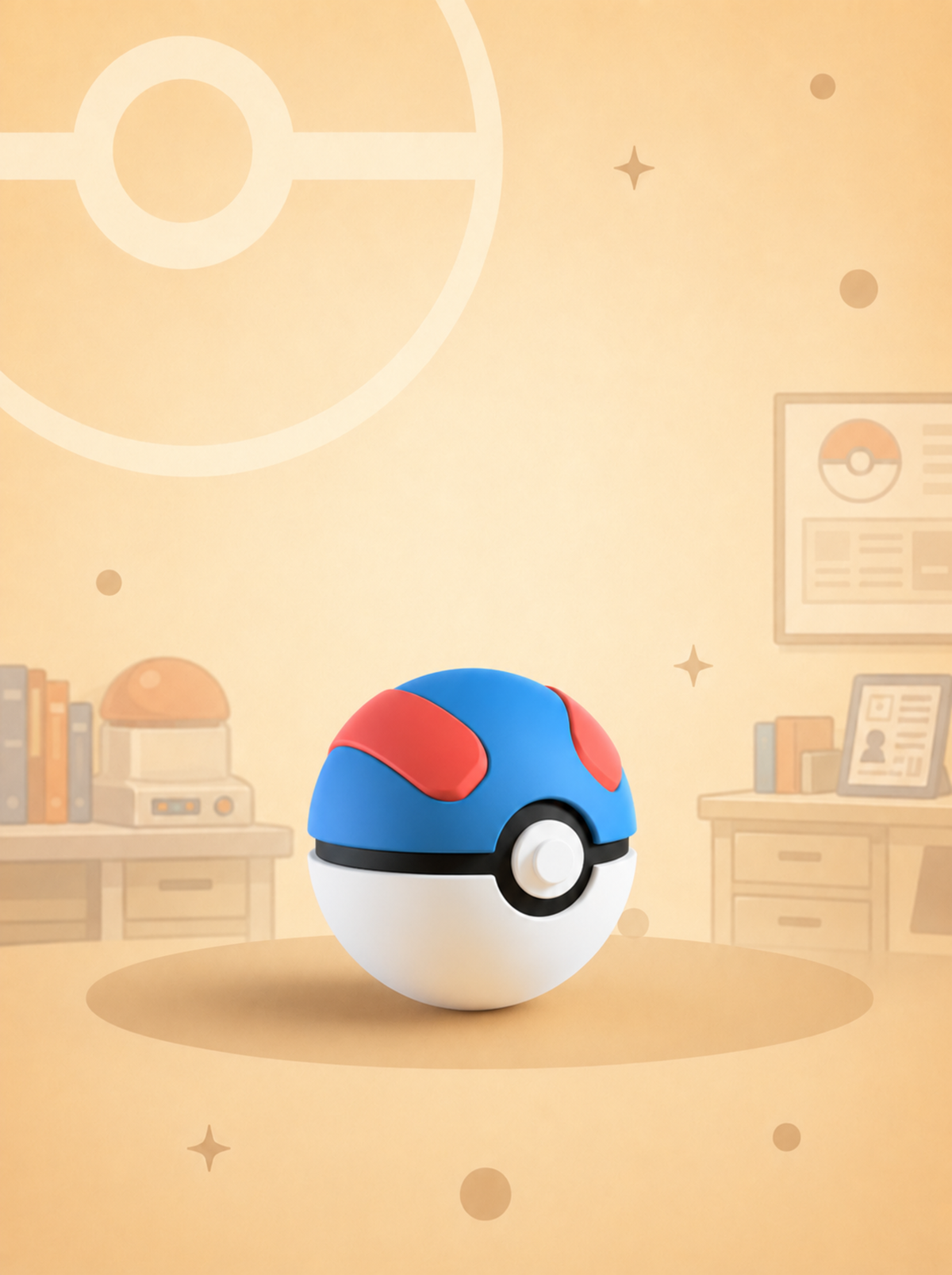 Superball - Pokéball de Élite – Figura Coleccionable 3D